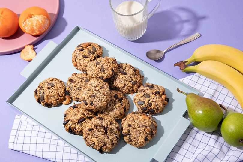 Bữa sáng lành mạnh với bánh cookie